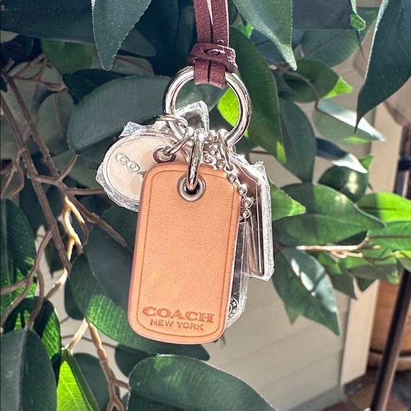 Coach Silver and Brown Charm Keychain - Picture 5 of 9